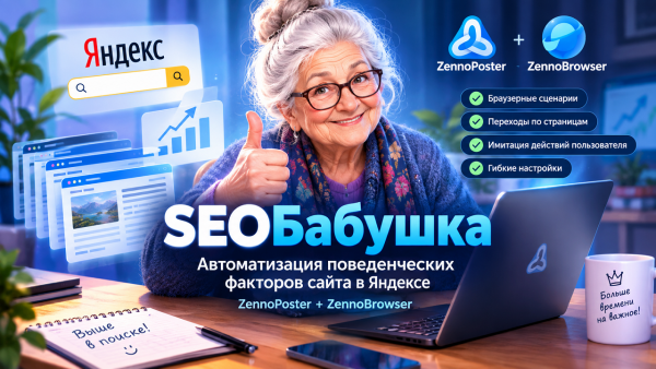 SEOБабушка — программа для работы с поведенческими факторами сайта в Яндексе